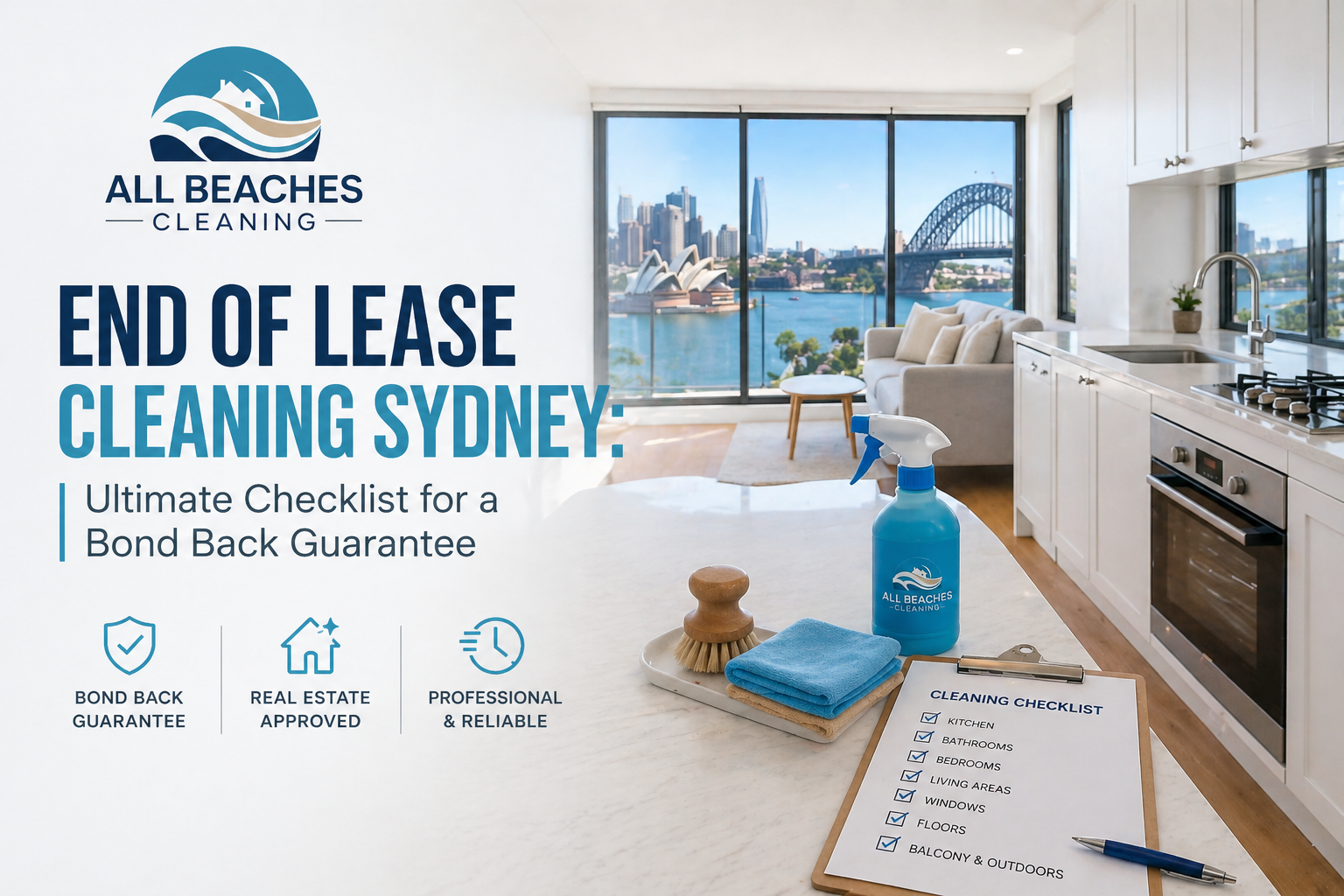 End Of Lease Cleaning Sydney: Ultimate Checklist for a Bond Back Guarantee