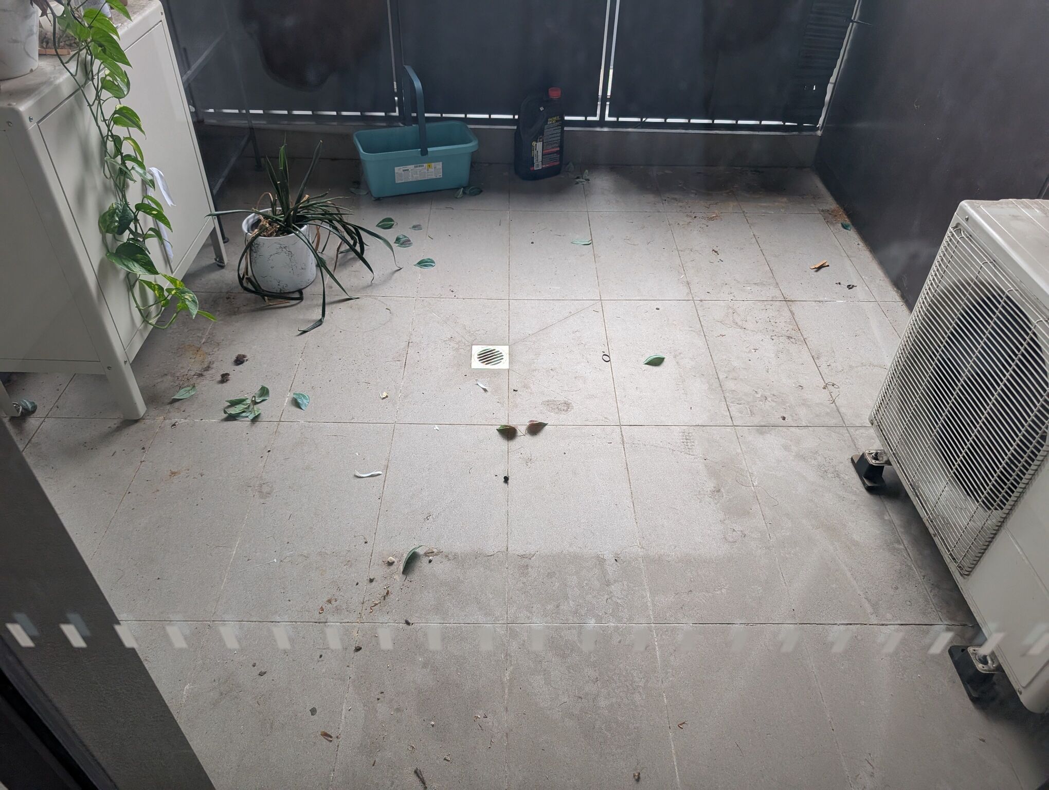 🌿 Balcony Refresh - Before cleaning